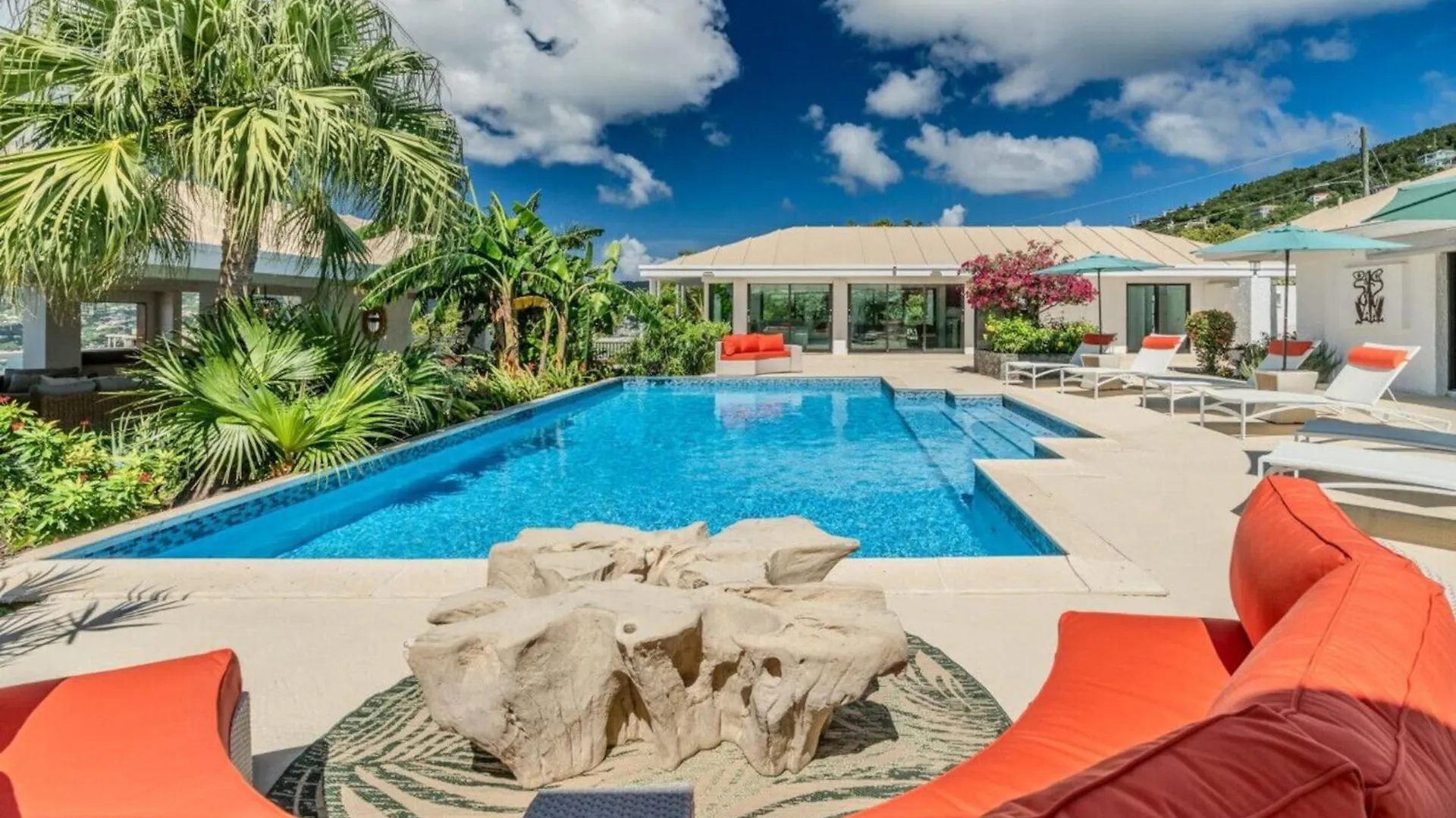Royal Villa With A Huge Swimming Pool Cowell Battery United States Virgin Islands